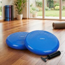 Balance Kissen mit Massage-Noppen, 2er-Set Luft-Sitzkissen, 33 cm