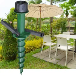 Sonnenschirmhalter mit Bodendübel, Sonnenschirmständer