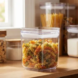 Vorratsdose mit Deckel, transparent, Frischhaltebox, 750 ml