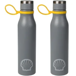 2er-Set Isolierflasche aus Edelstahl, 500 ml