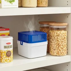 Luftentfeuchter inkl. zwei 400g Granulat-Beutel, Raumentfeuchter 1,8 l