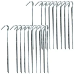 Zeltheringe, 20 Stück, 23 cm lang, 6 mm dick