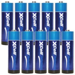 10er-Set Batterie Typ AA (Mignon), LR06, Alkaline, 1,5V