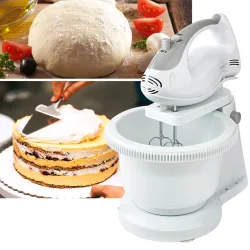 Nedis KAHM110CWT Handmixer 200 W Grau, Weiß