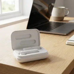 Kabellose Kopfhörer, Bluetooth 5.0, In-Ear, Touch-Steuerung, Sprachsteuerung, weiss