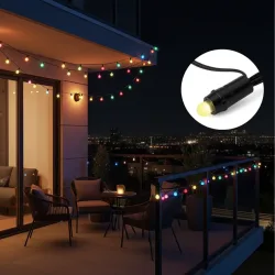 RGB SmartLife LED Lichterkette, 48 LEDs, mehrfarbig, IP65, 10,8 m