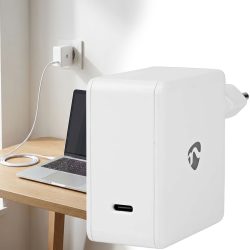 USB-C-GaN-Netzladegerät, Schnellladefunktion, weiss