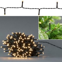 Nedis - Weihnachtsbeleuchtung | String | 192 LED's | Warm White | 14.40 m | Lichteffekte: 7 | Innen oder Außen | Batteriebetrieben, 15 m
