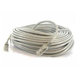 Netzwerkkabel CAT6e UTP, vergoldete Kontakte, 2x RJ45-Stecker, Kupferinnenleiter, L 3,0 m