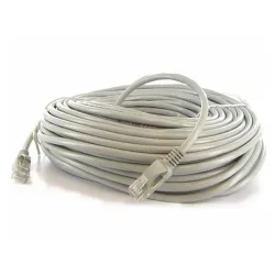 Netzwerkkabel CAT6e UTP, vergoldete Kontakte, 2x RJ45-Stecker, Kupferinnenleiter, L 1,0 m