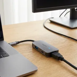 USB Multiport Adapter mit HDMI Anschluss, USB-C
