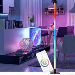 Smartes Stimmungslicht, Wi-Fi, Tube, RGBIC, 2700 - 6500 K, 10 W, 15 x 100.5 x 15 cm