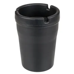 Rauchfreier Aschenbecher, schwarz, 10 x 8 cm