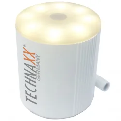 TECHNAXX Mini-Pumpe mit Batteriebetrieb weiss