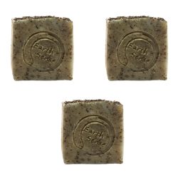 3er-Set Handgemachte Bio Seife mit Lavendel und Minze, Naturseife ohne Palmöl, Vegan