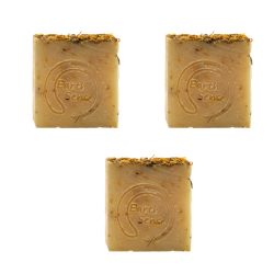 3er-Set Handgemachte Bio Seife mit Zitrone und Limette, Naturseife ohne Palmöl, Vegan