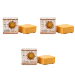 3er-Set Haarseife mit Pistazien- und Olivenöl, 100% natürliche Inhaltsstoffe, je 190g