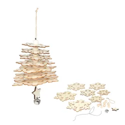3D-Dekoration zum Selbermachen, Weihnachtsbaum, Sternform