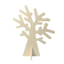 Schmuckbaum aus Holz, braun, Schmuckständer, 23 x 28 cm