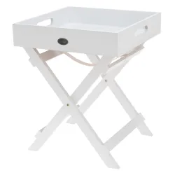 Tablett Tisch, klappbarer Serviertisch, 30 x 30 x 36 cm