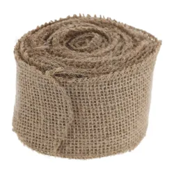 Juteband als Dekoration, für Pflanzen und zum Basteln, Jute-Wickelstreifen, 8 cm x 9 m