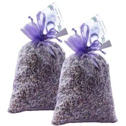 2er-Set Duftsäckchen Lavendelblüten, Kleiderschrank Lavendelkissen mit feinem Duft, 30 g