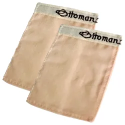 2er-Set Mini Peelinghandschuh aus Seide, pflegendes Körpepeeling für Gesicht und Körper
