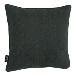 Deko-Kissen wasserabweisend, bequemes Outdoorkissen, dunkelgrau, 50 x 50 x 10 cm