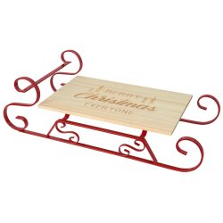 Serviertablett Weihnachtsschlitten, 46 x 21 x 14 cm