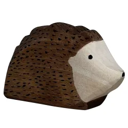 Holztier Igel, handgefertigt, 7 x 4 x 2 cm