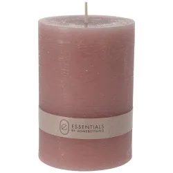 Stumpenkerze rosé, Ø 7 x Höhe 10 cm