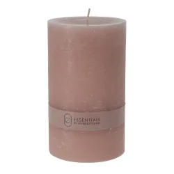 Stumpenkerze rosé, Ø 9 x Höhe 15 cm