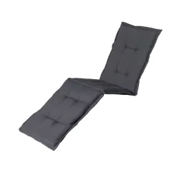 Liegen-Auflage, weiche und komfortable Polsterauflage, grau, 200 x 65 cm