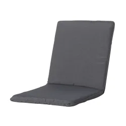 Niederlehner-Auflage, weiches und komfortables Gartenstuhlkissen, grau, 97 x 49 cm
