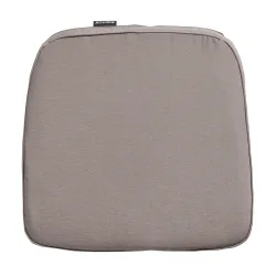Stuhlkissen Outdoor, bequemes und komfortables Sitzkissen, taupe, 48 x 48 cm