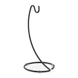 Bananenhalter aus Metall, praktischer Bananenaufhänger mit Haken, schwarz