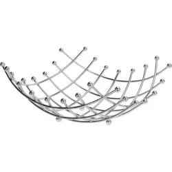 Obstkorb aus Metall in Gitteroptik, Ø 31 x H 14 m