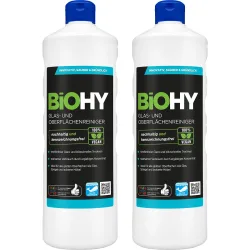 2er-Set Glasreiniger, 100% vegan, nachhaltig und kennzeichnungsfrei, 1 Liter