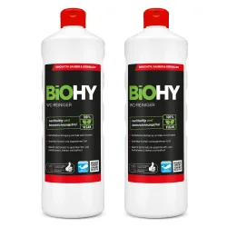 2er-Set WC-Reinigungsgel-Konzentrat, 100% vegan, pH 2,3, 1 Liter