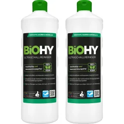 2er-Set Ultraschallreiniger Konzentrat, vegan, nachhaltig und kennzeichnungsfrei, 1 Liter