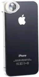 Mikroskop-Adapter für iPhone mit 4-fach Vergrösserung