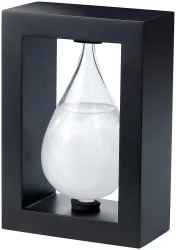 Modernes FitzRoy-Sturmglas in Tropfenform, 14 cm
