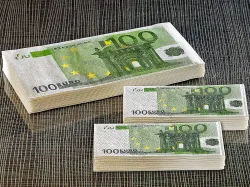 Imponier-Set 20 Taschentücher& 10 Servietten im 100-Euro-Design
