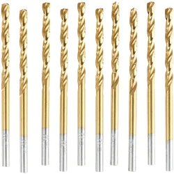 HSS-Bohrer-Set für Metall, Titan-beschichtet, 3,0 mm, 10 Stück