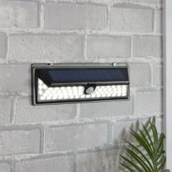 2er-Set Wandleuchte, mit Solarpanel, mit Bewegungs-Sensor, 800 Lumen, 13,2 Watt