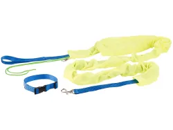 4in1-Hundeleinen-Set mit Signal-Überzug, Halsband & Trainigs-Leine