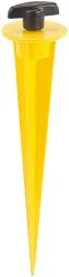 Aluminium-Erdspiess für LED-Fluter, 17 cm, gelb