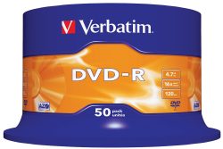 Verbatim DVD-R 43548 Spindle 16x 4.7 GB 50 Stück