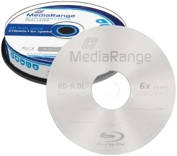 Blu-ray Rohling BD-R Dual Layer 50 GB 6x speed, 10er-Spindel