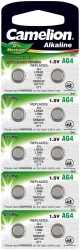 Knopfzelle AG4 / LR66 / LR626/ 177, 1,5V, 20mAh, 10er-Blister